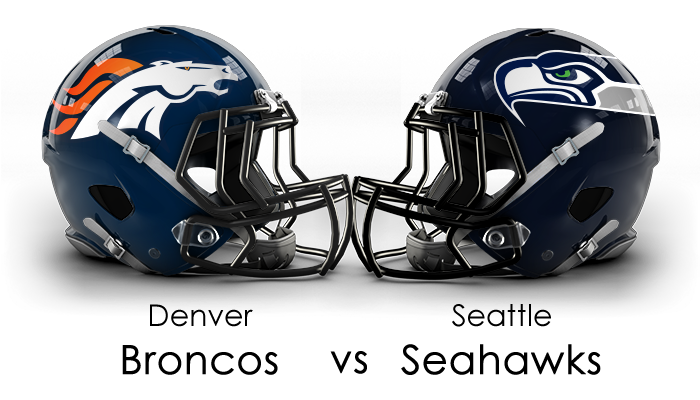 seahawks vs broncos helmets