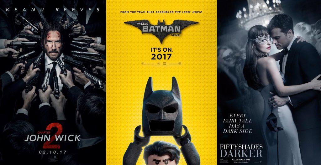 The Lego Batman Movie' tops the first strong weekend box office of the year