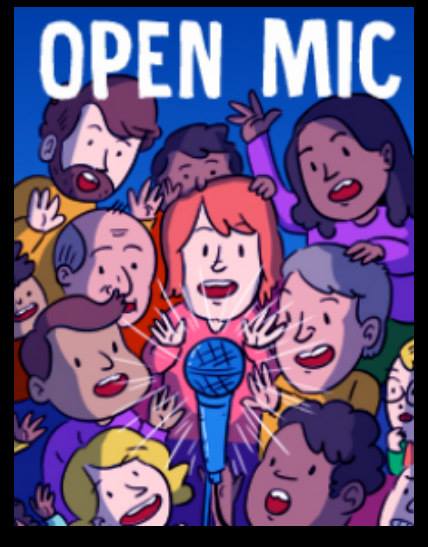 meltdown comics open mic